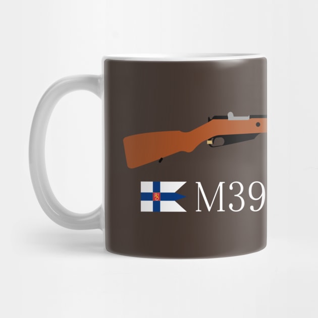 Finnish M39 Mosin Nagant M39 Historical Finnish model 1939 service rifle white in Japanese モシンナガント M39 1939年モデルサービスライフルのフィンランド by FOGSJ